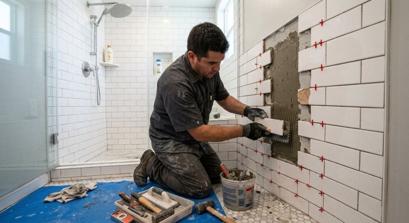 Shower Tile Repair in Conroe, TX