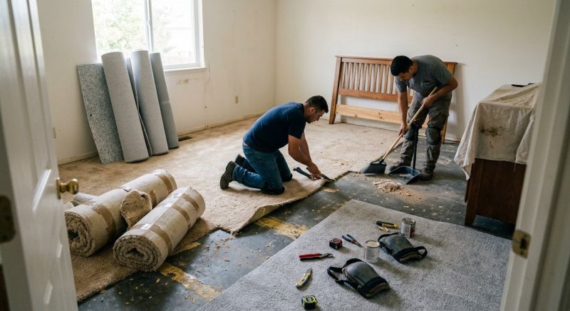 Basement Carpet Replacement in Monmouth County, NJ