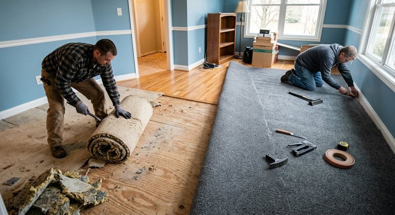 Basement Carpet Replacement in Monmouth County, NJ