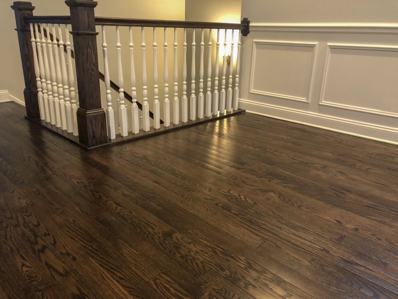 Dark Wood Floor Installation in Manassas, VA