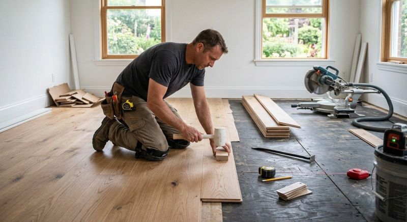 Finished Floor Installation in San Antonio, TX