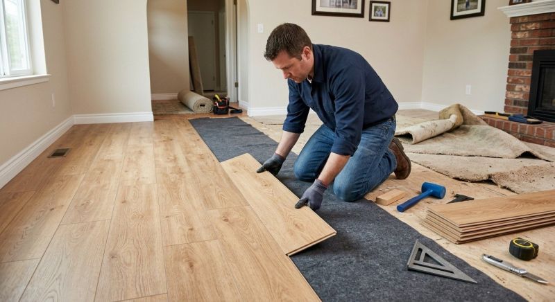 Laminate Floor Remodeling in Fort Wayne, IN