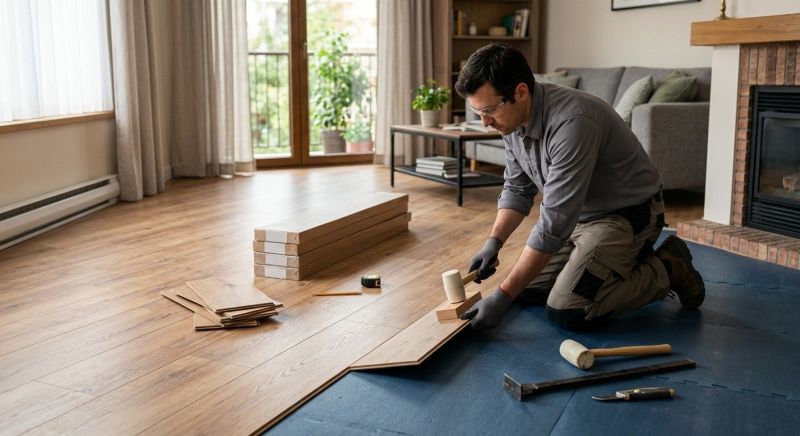 Laminate Floor Remodeling in Manassas, VA