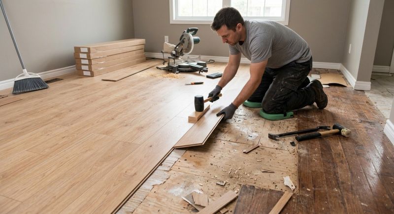 Laminate Floor Replacement in Fort Wayne, IN