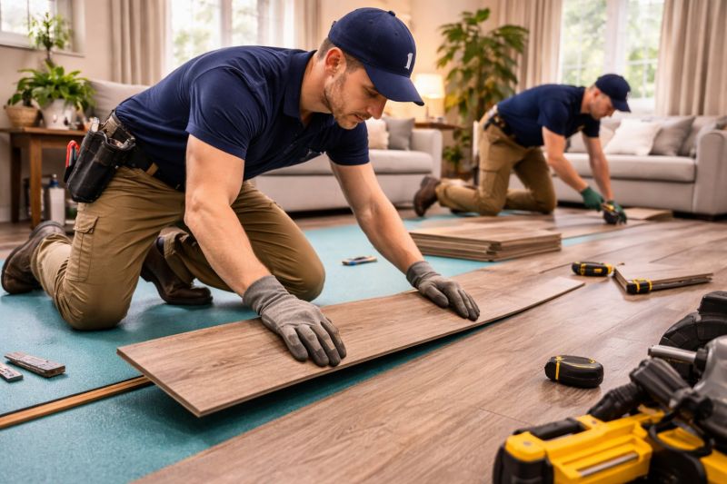 Laminate Floor Replacement in Fredericksburg, VA