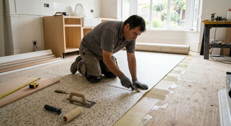 Linoleum Floor Installation in Austin, TX