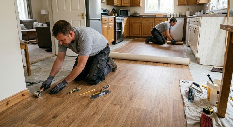 Linoleum Flooring Replacement in Longmont, CO