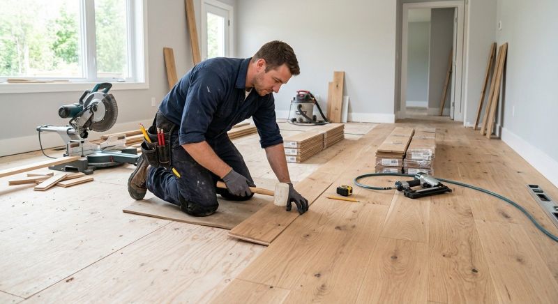 Plank Floor Installation in Austin, TX