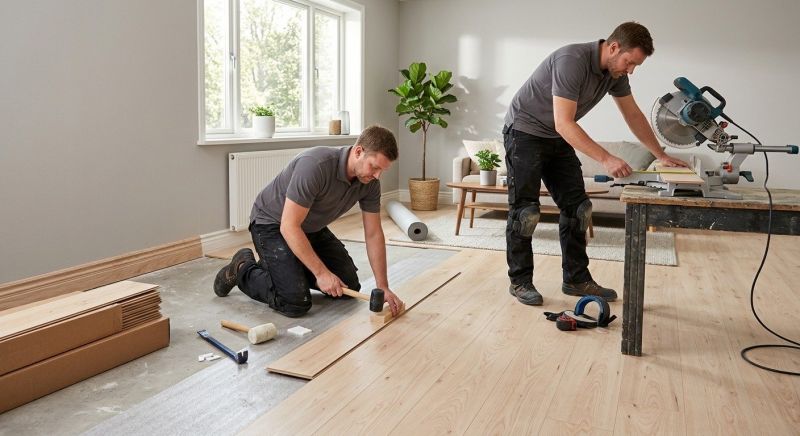 Plank Laminate Installation in Manassas, VA