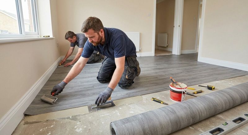 Sheet Flooring Installation in Dallas, TX