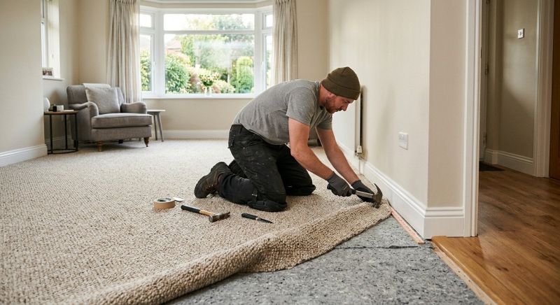 Textured Carpet Installation in Monmouth County, NJ