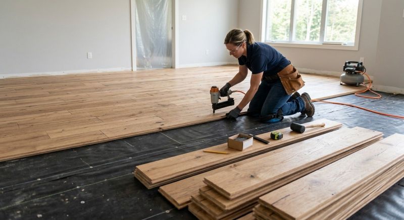 Wide Plank Floor Installation in San Antonio, TX