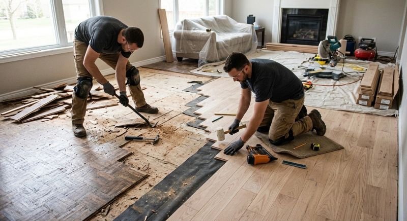 Wood Floor Replacement in Austin, TX