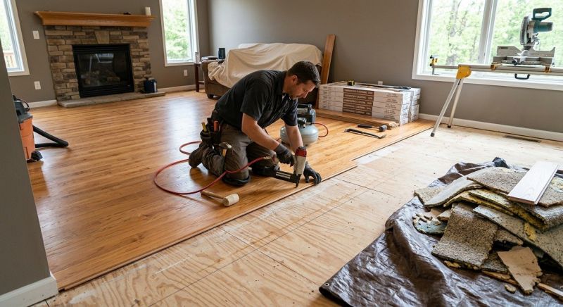 Wood Floor Replacement in Manassas, VA